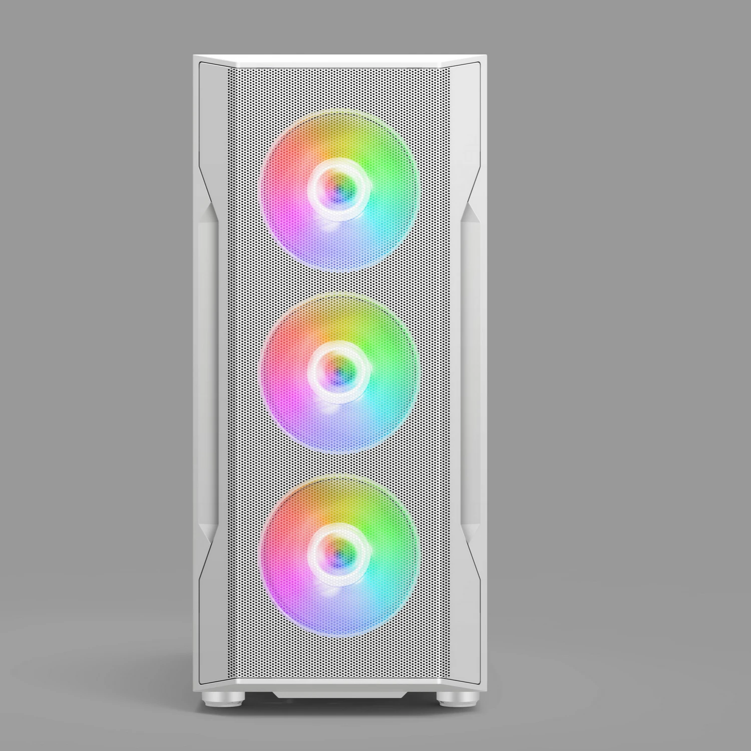 SAMA высокопроизводительный корпус atx сетчатая Передняя панель полностью башни компьютера из закаленного стекла