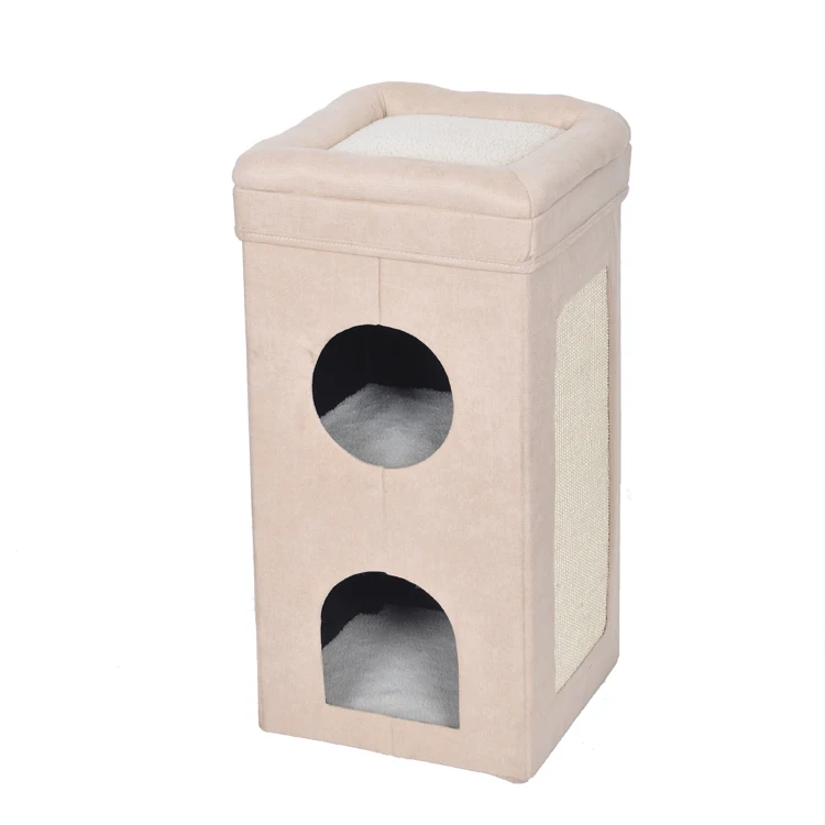 Сизаль материалы pet house bsci кошка scrtacher дом с хранения и кровать