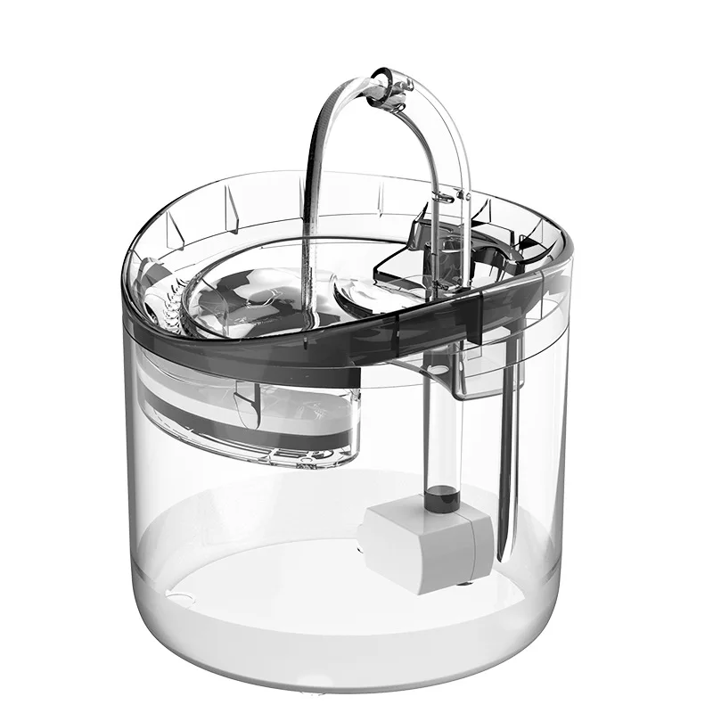 Automatic LED Cat Water Fountain Pet Drinking Water Dispenser for Dog Stainless Steel Pet Water Fountain