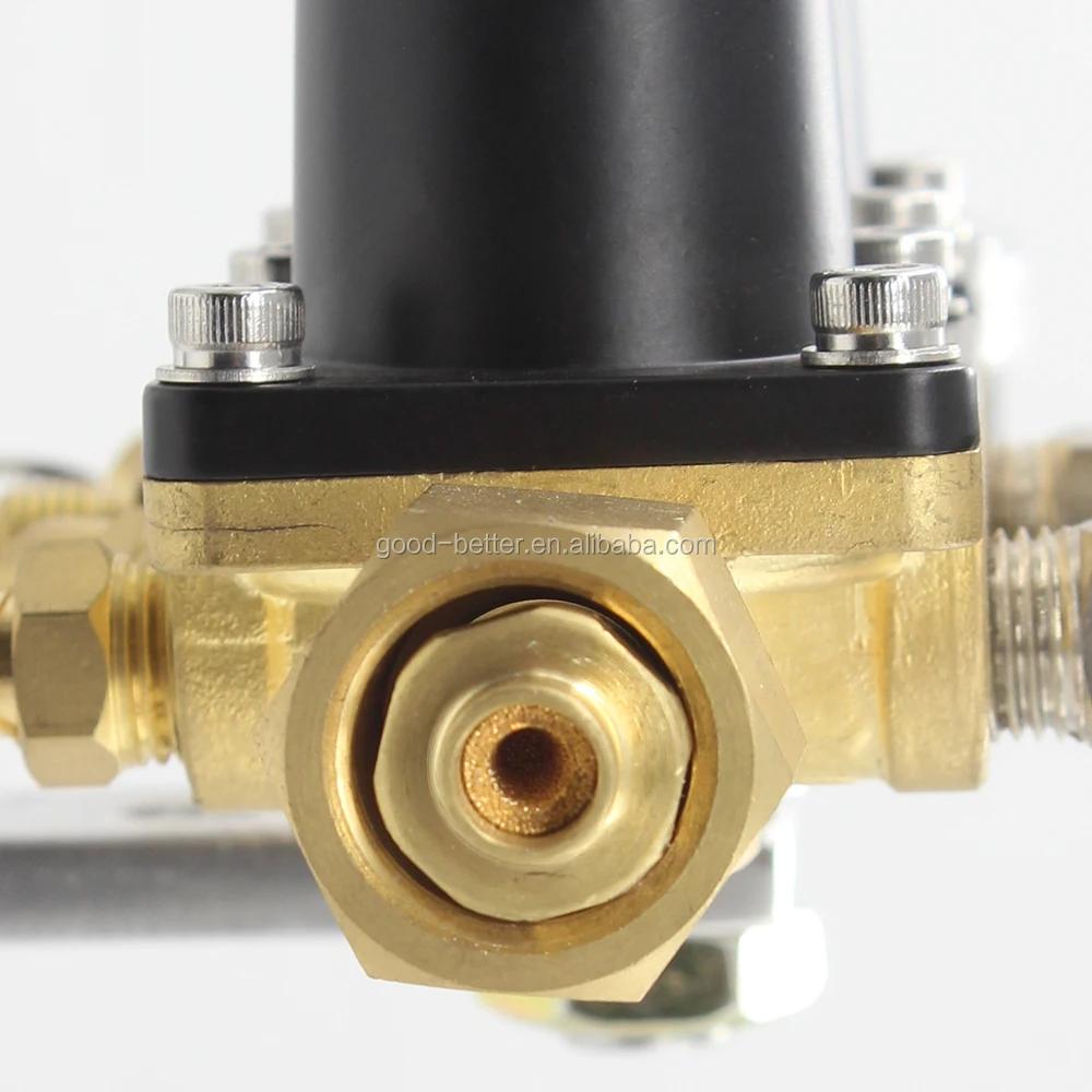 BA10653 горячая Распродажа полностью латунный квадратный два датчика Co2 /N2 Регулятор