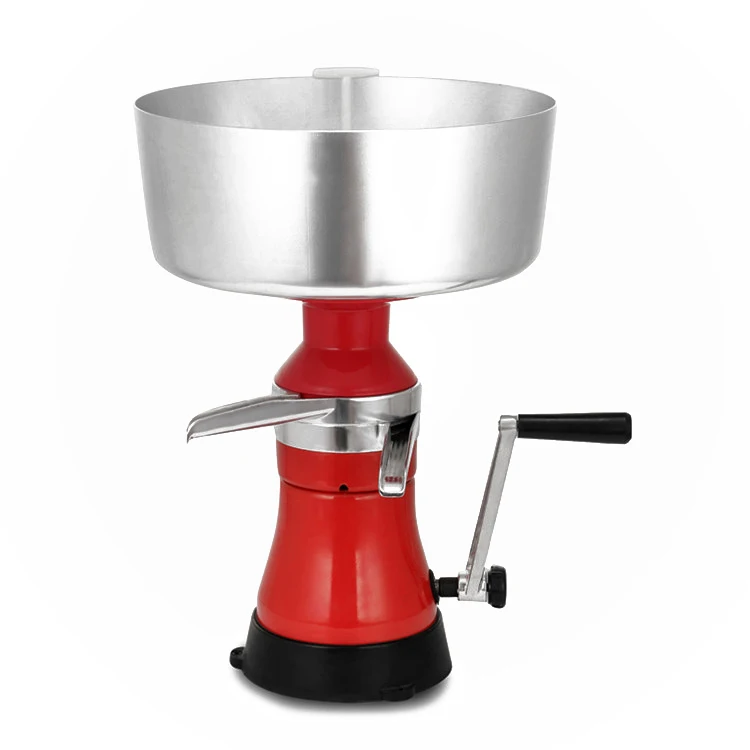 
aluminum alloy red 80L/H Manual Milk Cream Separator 9000-10000r/min 
