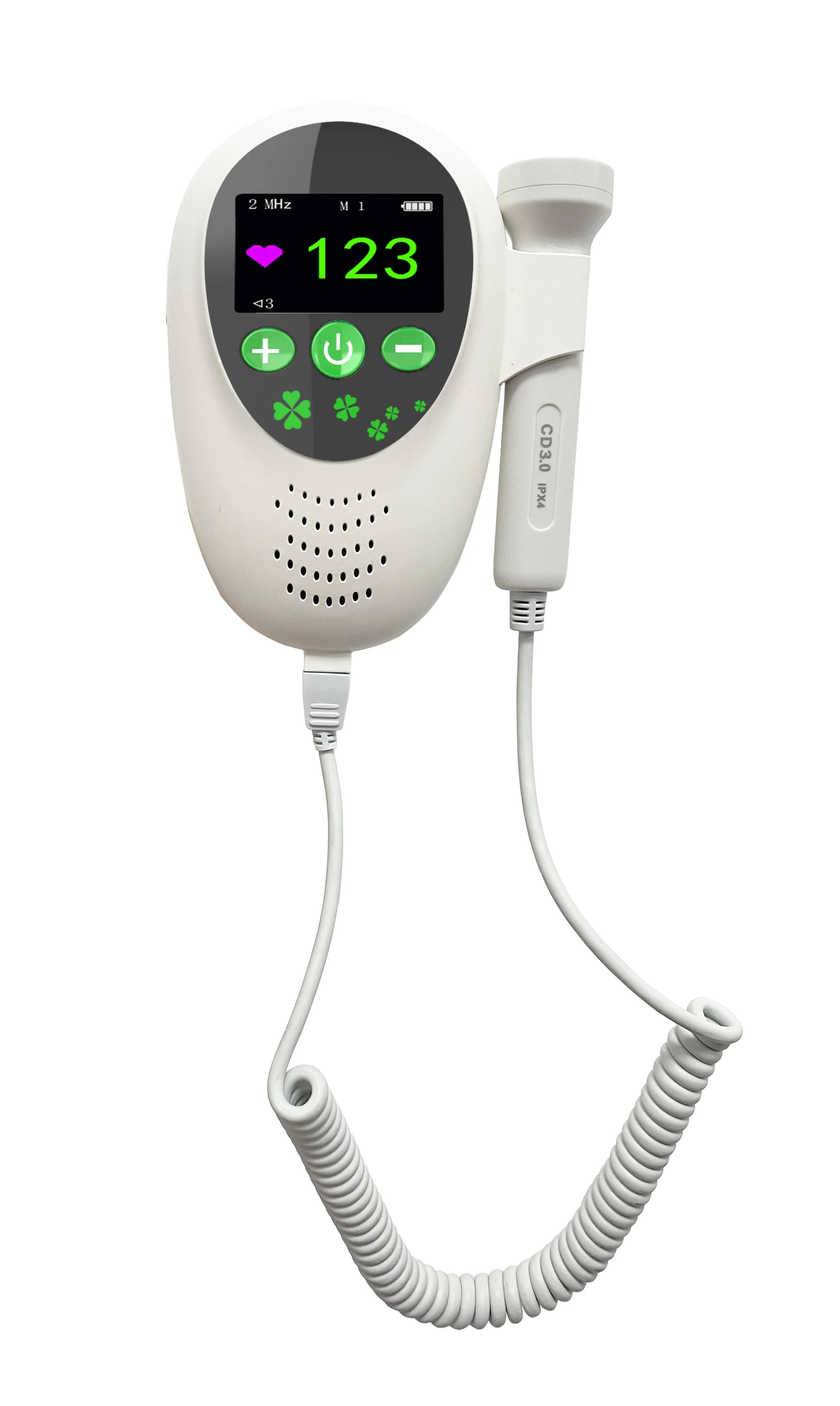 Fashionable appearance design home fetal baby heart rate detector