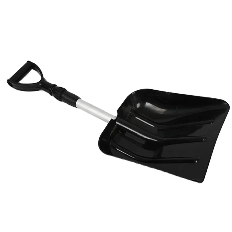 Smart snow shovel with plastic blade for car