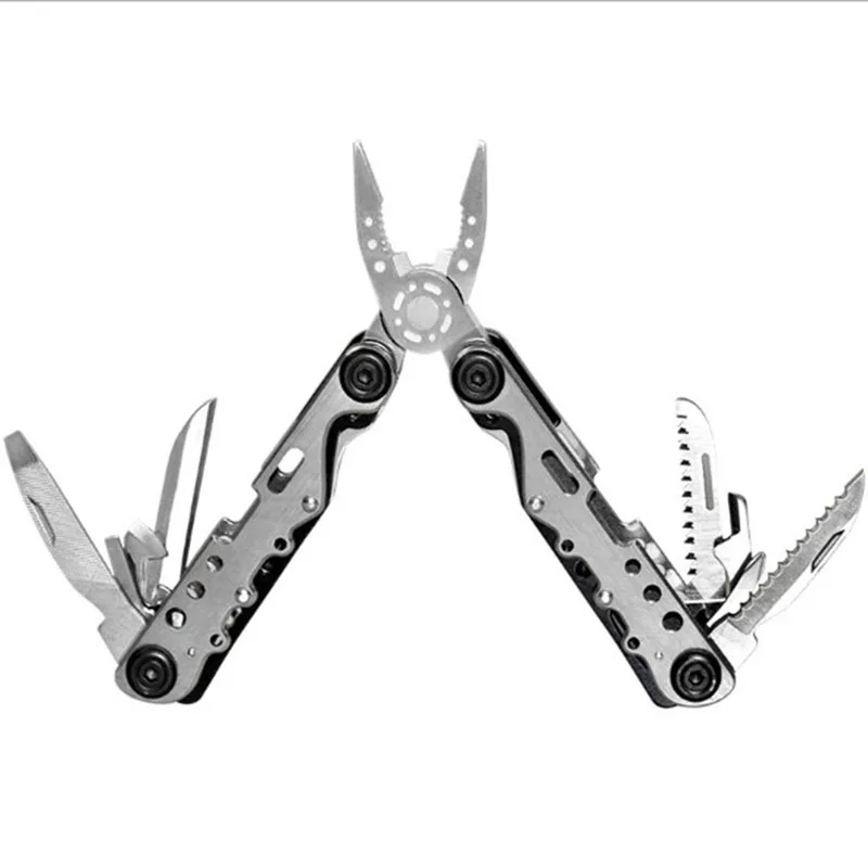 11 in 1Survival Kit combination Pliers Knife Small Portable Folding Multi Tools for Outdoor Camping Equipment Travel