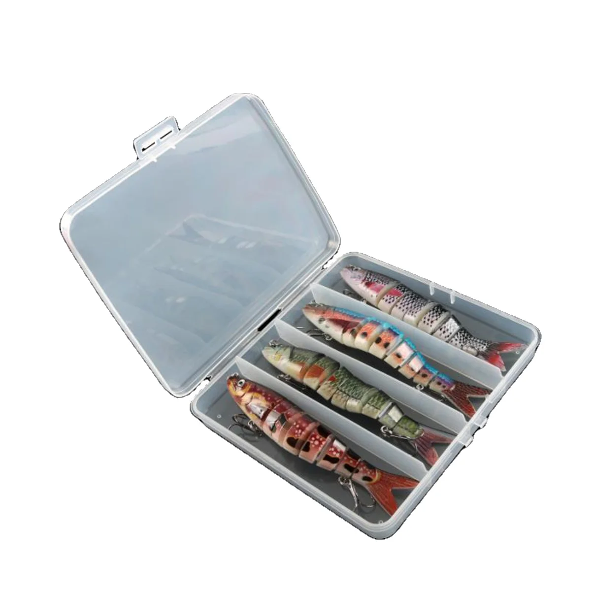  Topwater Bass Lures 135mm 20g for Freshwater Saltwater Lifelike Multi Jointed Swimbait Slow Sinking Animated Lure Hard