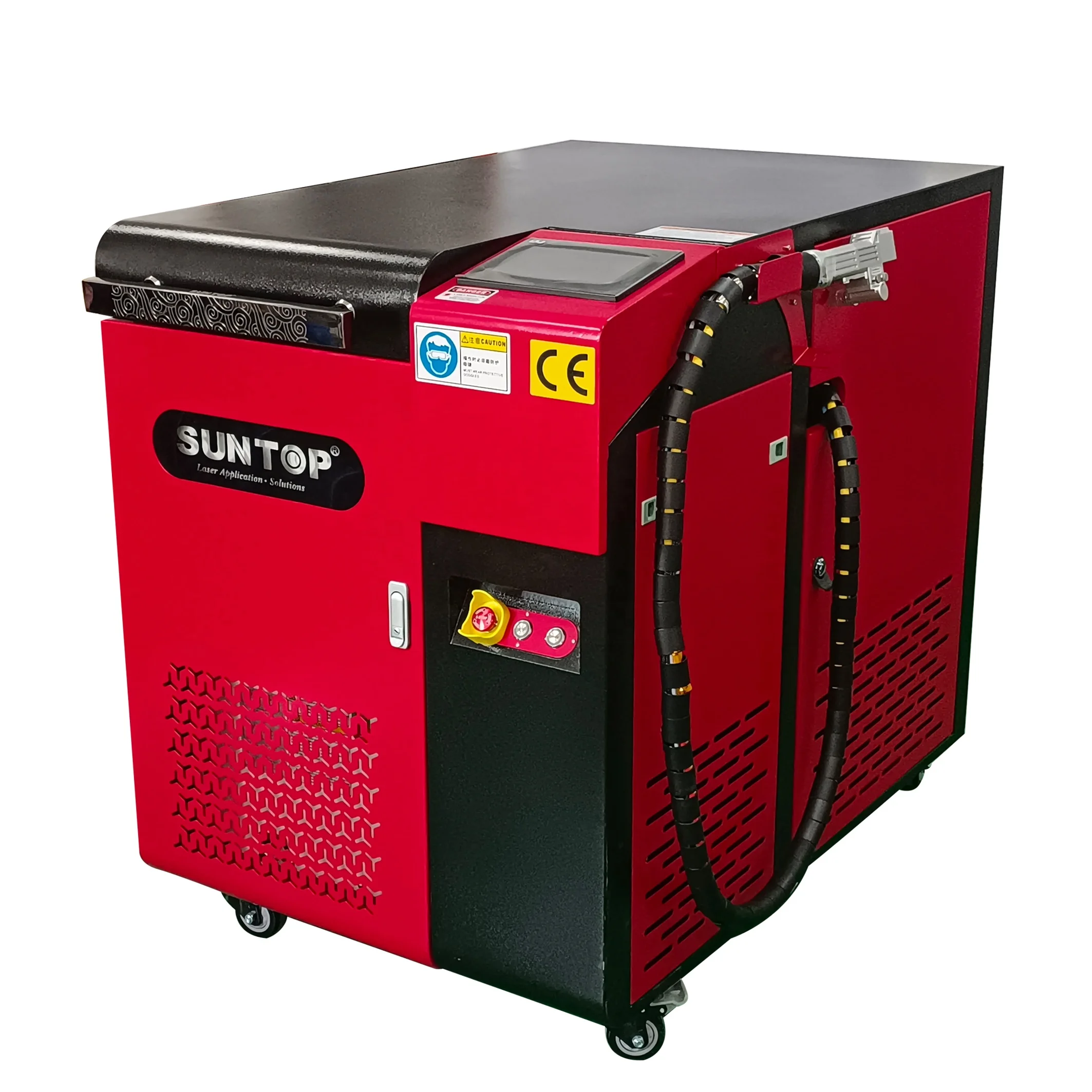 Laser cleaning machine for metal rust removal, oil removal, paint stripping