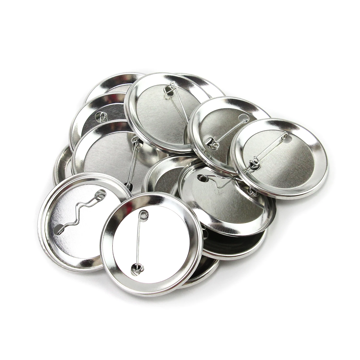 Good quality factory directly pretty design custom plastic matte pin button badge
