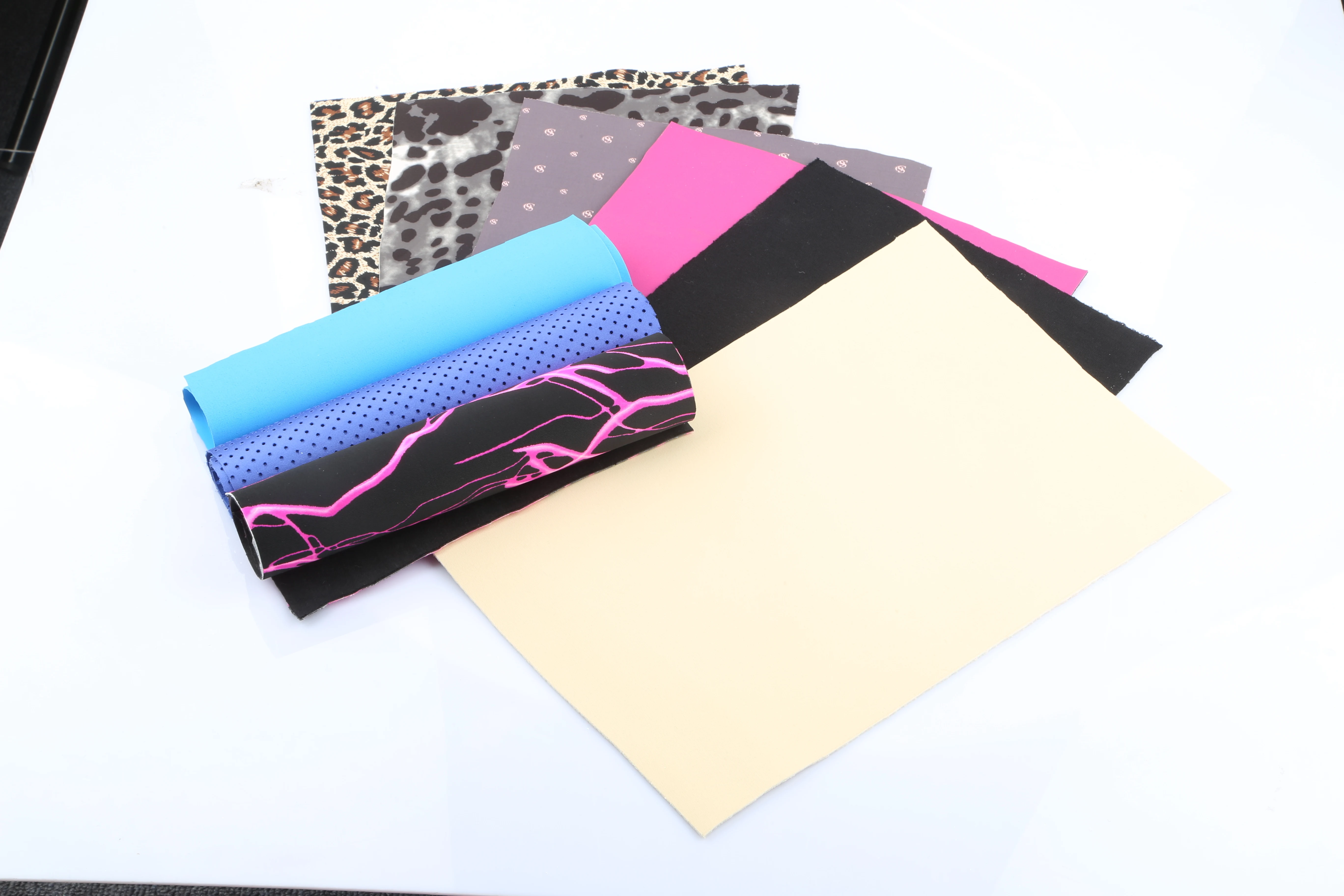 Custom Made for Corset Both Sides Smooth Waterproof  Latex Waist Trainer Corset Rubber Sheet