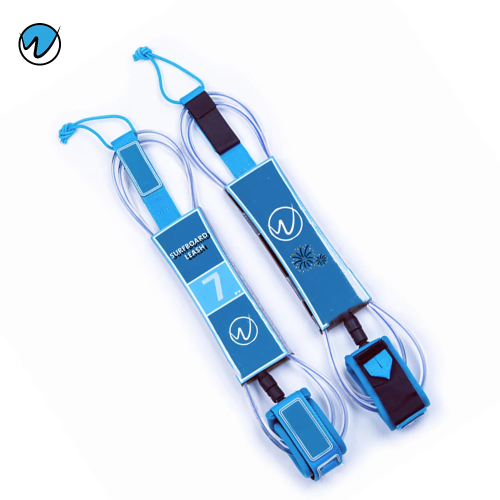 Low MOQ 2023 High Quality Surf Leash Straight Wrist Leash Surf Leg Rope  For Sup Surfing cheap