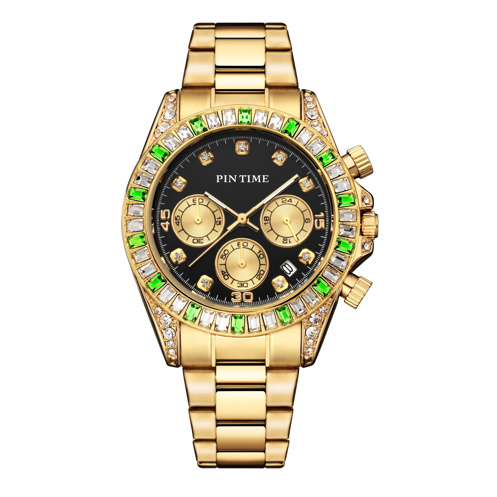 Ready To Ship DIVE Brand Upgraded Version Dual Color Luminous Ceramic Colorful Bezel Quartz Wrist Watch