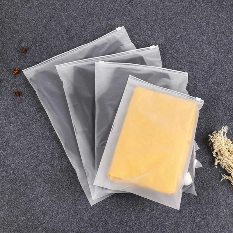 Custom Biodegradable Pe Plastic Bag For Swimwear Clothes,Logo Ziplock Bag For Package,Frosted Zipper Bag For T Shirt Packaging