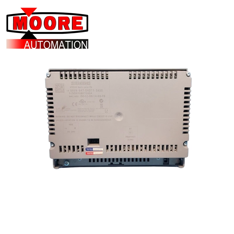 SIMATIC HMI KTP600 HMI Basic Panel Siemen s 6AV6647-0AD11-3AX0