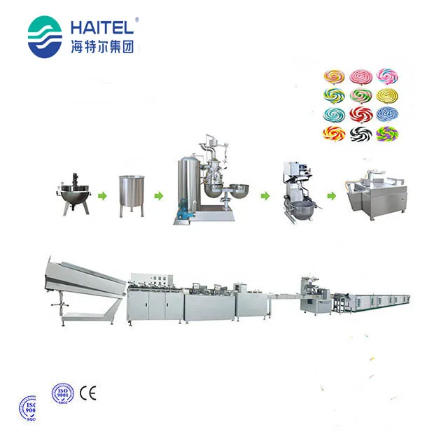 Полиностью автоматическая линия по производству твердых конфет леденцов машина для формирования  конфет леденцов