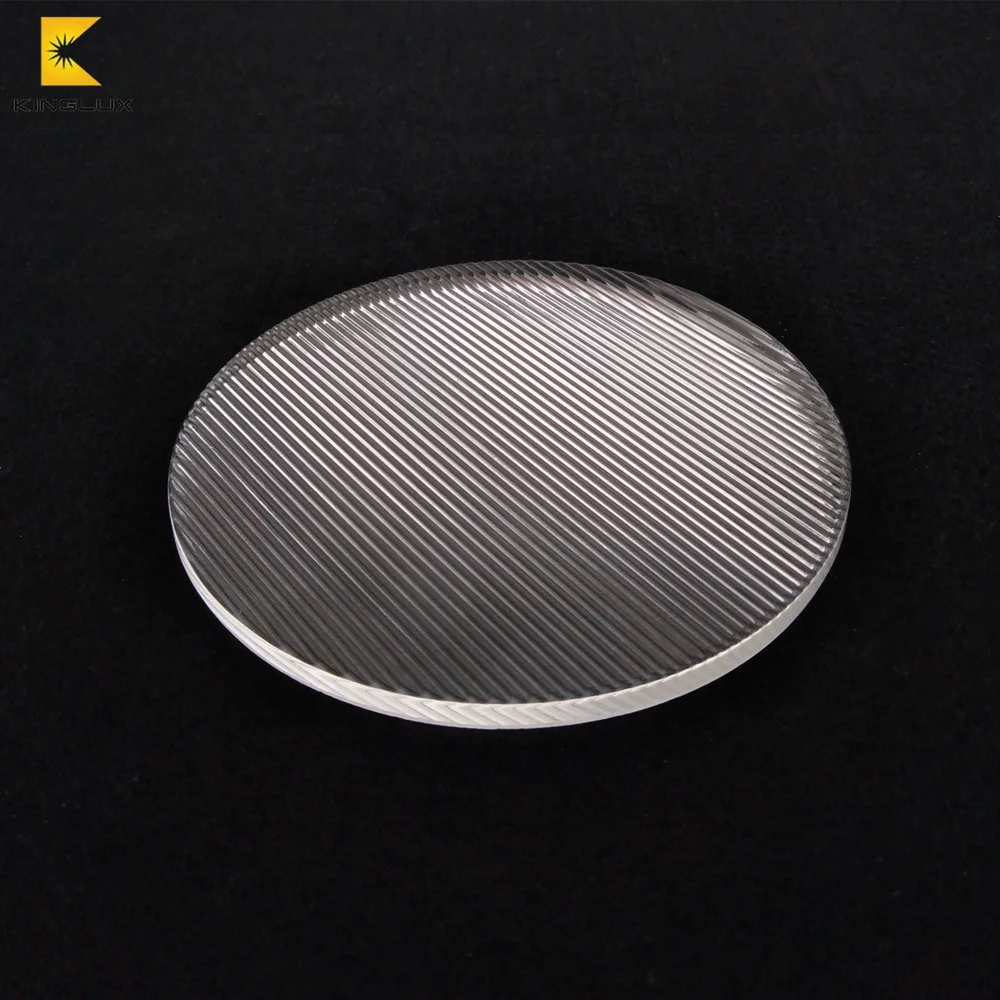 100mm diameter glass linear spread lens tailored for specific application