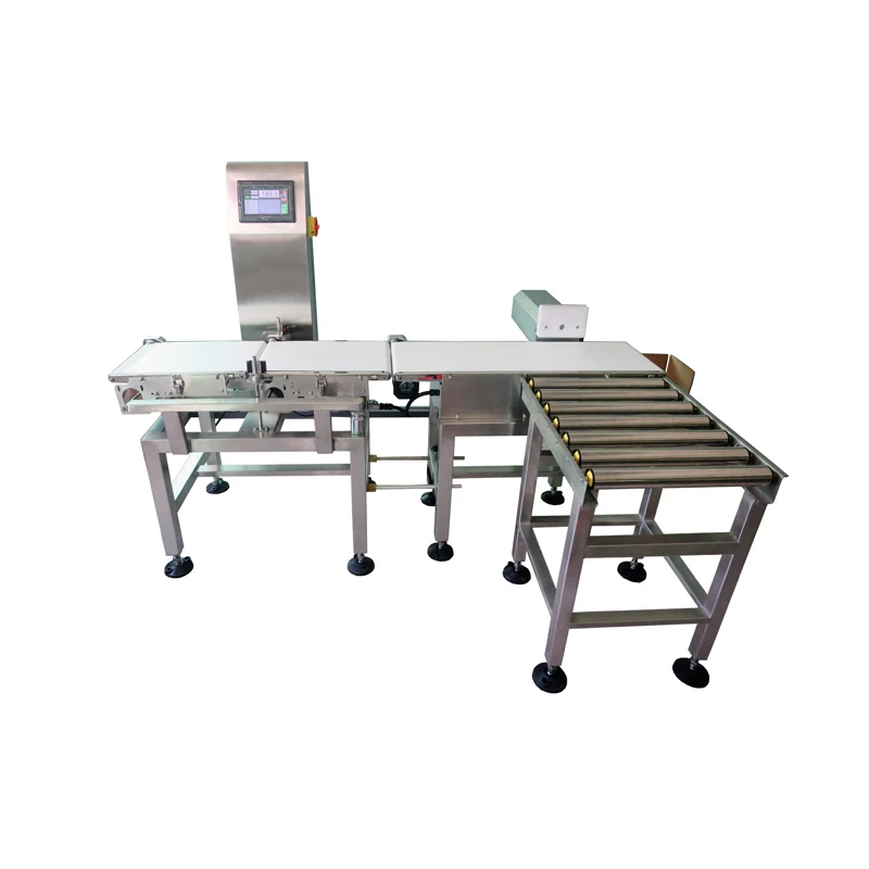 Китайский ленточный конвейер Вес Проверки машина весы с Rejector