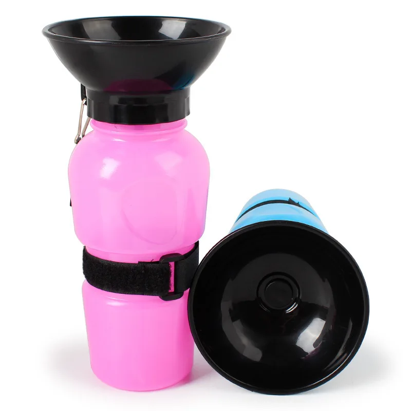 2022 New Extruded Portable Pet Drinker 500ML Outdoor Dog Drinking Cup Pet Drinking Cup Water Bottle