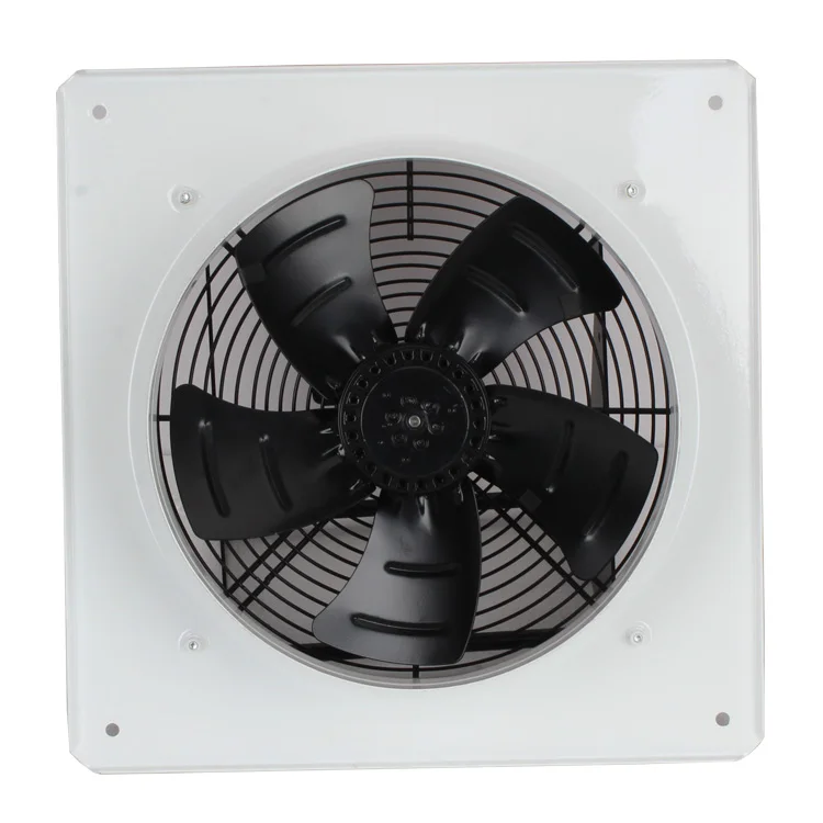 250mm AC Compact Wall Fan Mounting Axial Fan with External Rotor Motor for Air Coller