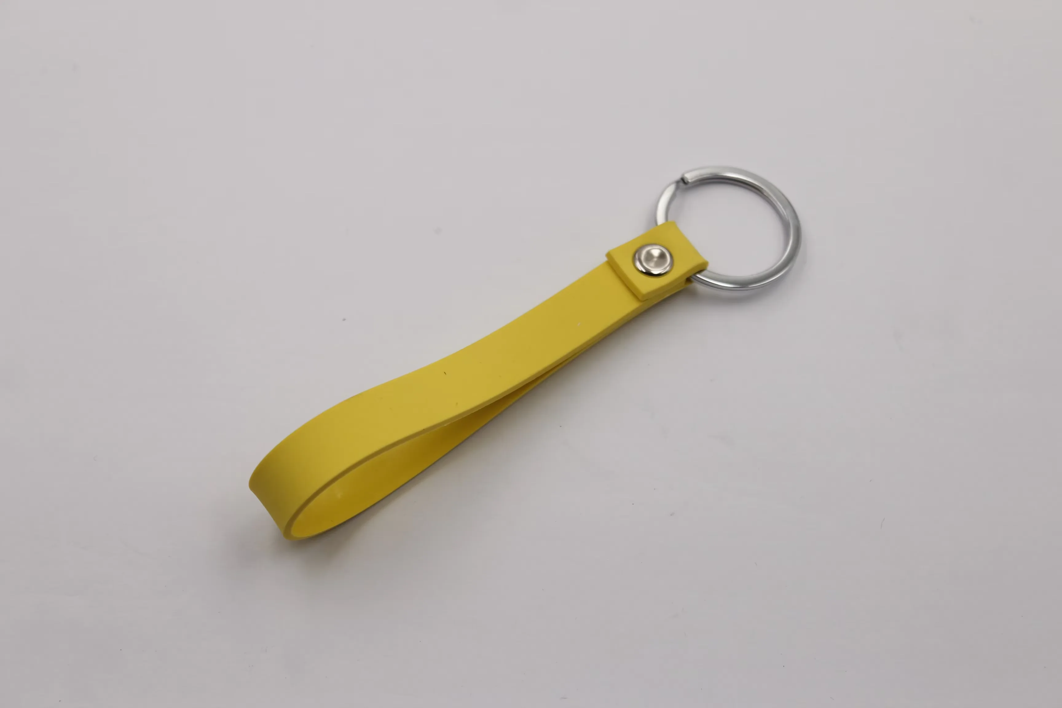 High Quality Colorful PVC Keychain Rubber key Ring