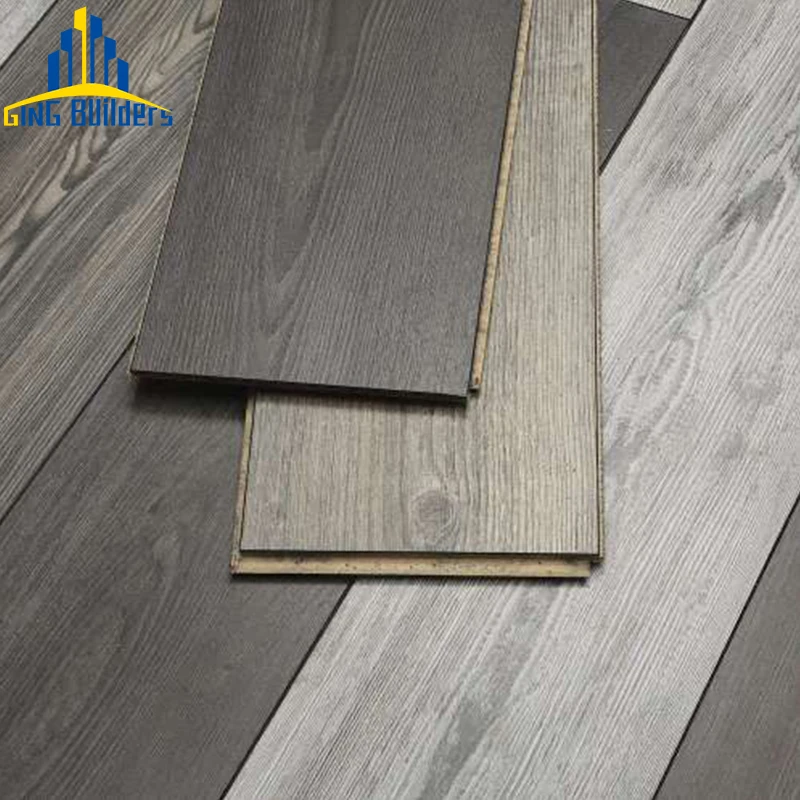 Gingbuilders 1806 Click German Laminte Ac4 Waterproof Piso Flotante Water Resistance Wood Suelo Laminado Parquet Laminate