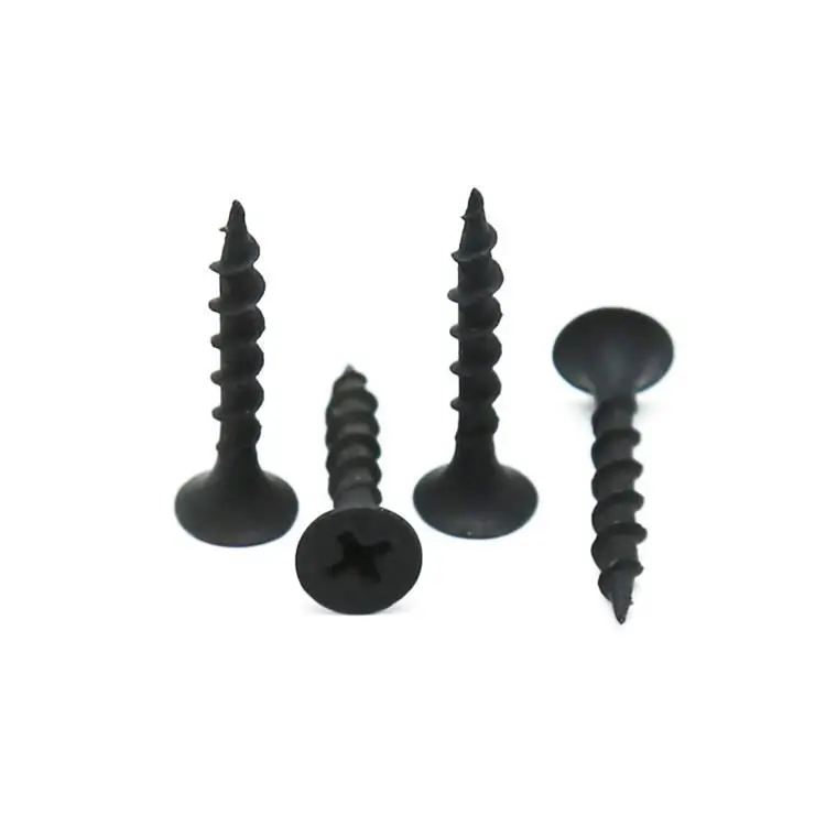 
Phillips bugle head fine thread/coarse thread gypsum black phosphated drywall screw 