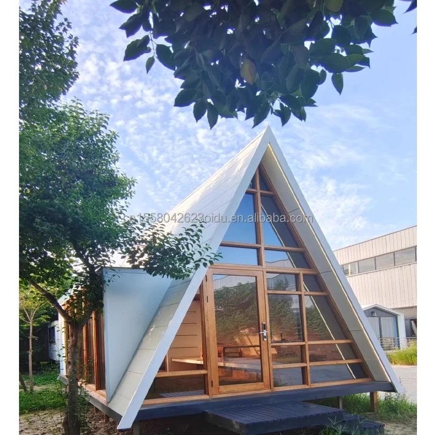 2024 New Popular Prefabricated Houses with Bedrooms, Containers, and Home Prefabricated Triangle Houses with Bathrooms