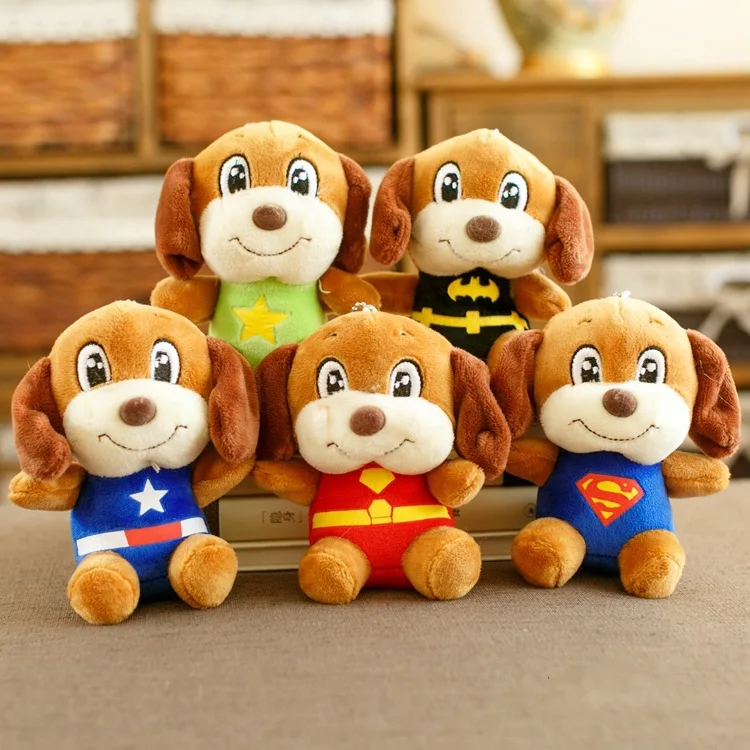 Animal series plush toy backpack pendant doll grabbing machine doll cartoon doll key chain activity small gift