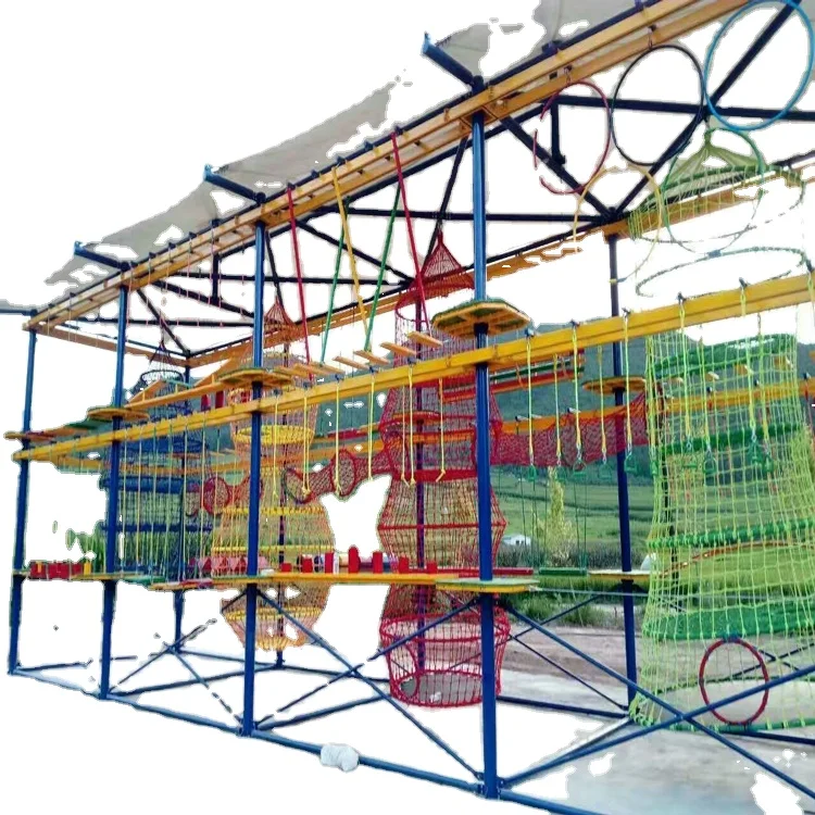 
Playground Equipment Commercia Indoor Outdoor Children Customized Rainbow Climb Web For Kid 