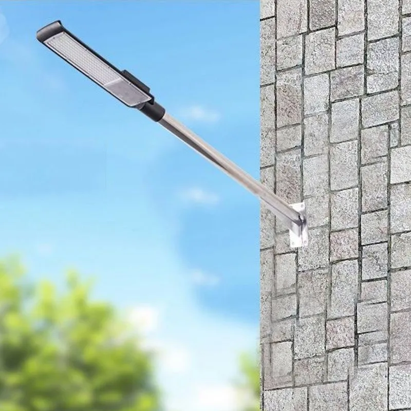 Solar Street Light With Pole Galvanized High Power Led 30w 50w 100w 150w  All In One Lamp