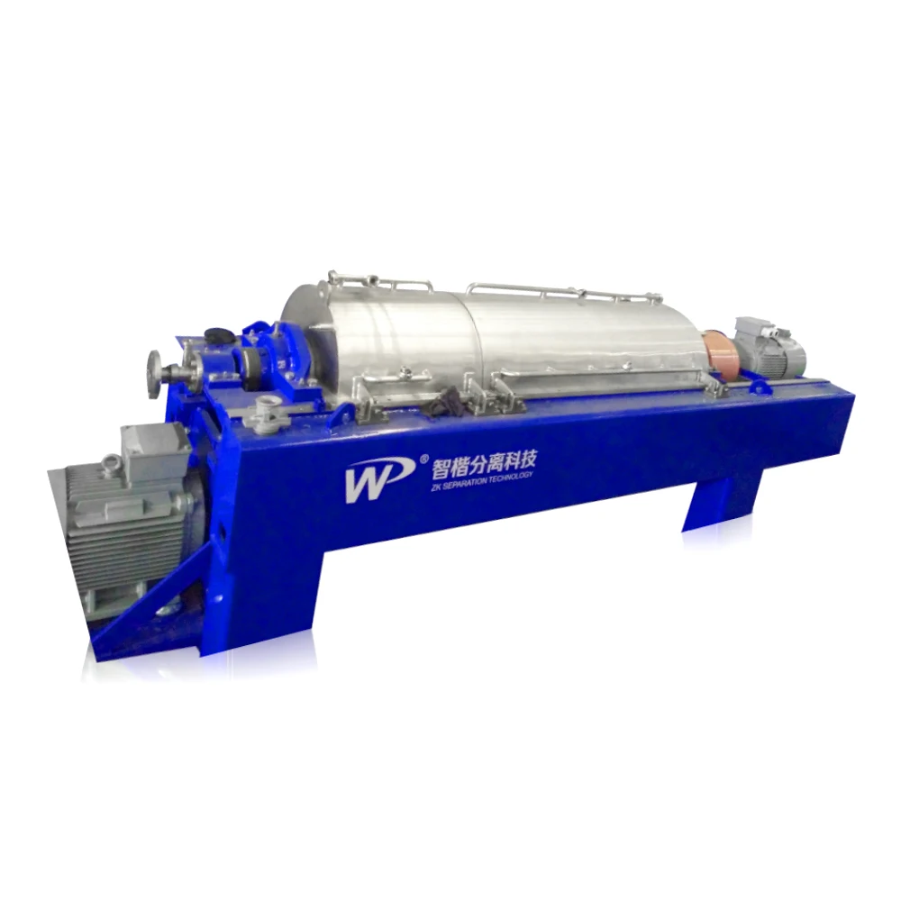 High Speed Horizontal Water Centrifuge Separator Machine for Processing Manufacturing Plants