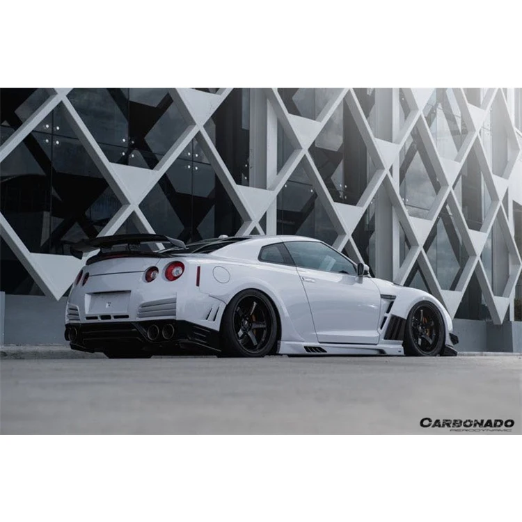 Carbonado A-2 STYLE CARBON FIBER TRUNK SPOILER wings For GTR R35