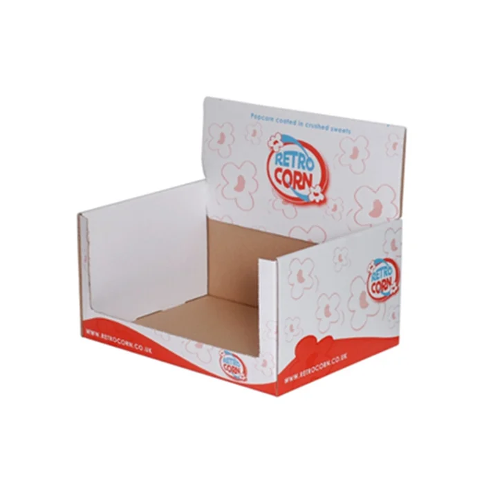 Eco-friendly Counter Top Pop Up Corrugated Display Cardboard Tabletop Stand