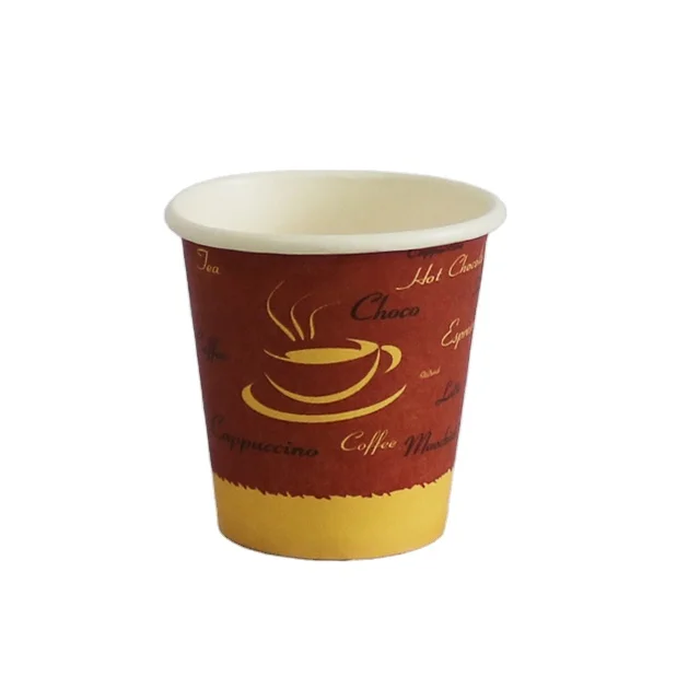 Mini tasting cup logo printed disposable paper coffee cups