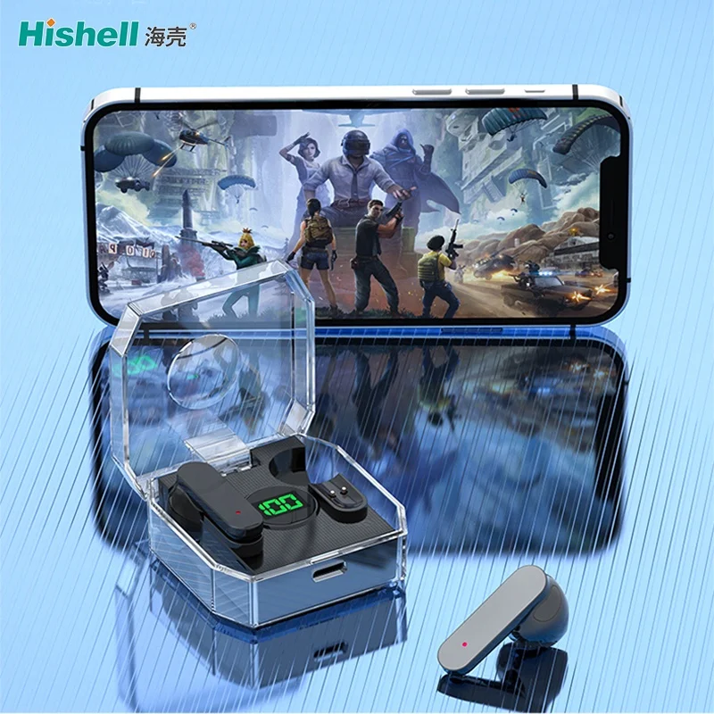 5.3 Wireless Chip set Ergonomic Designed Earbuds Long Playing Time Sport Wireless Earphone