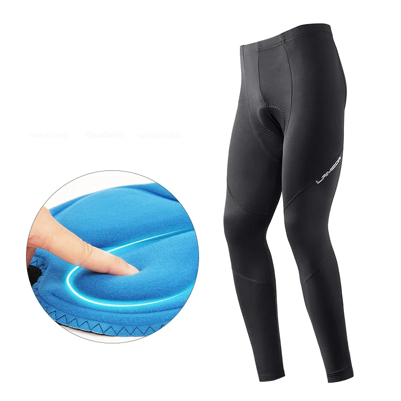 LAMEDA пользовательский открытый горный велосипед ветрозащитные длинные велосипедные брюки Черная Спортивная одежда гелевые подушечки велосипедная одежда для мужчин