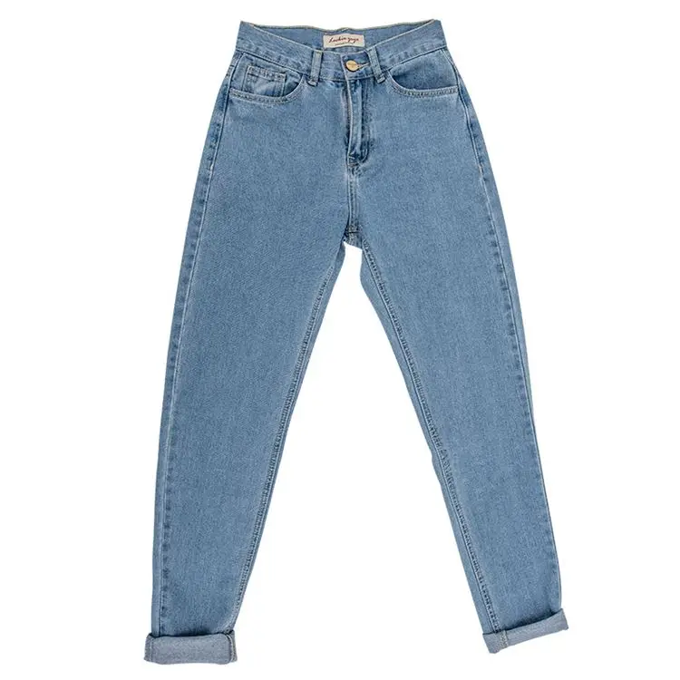 
Oem Girl Latest Top High Waist Highwaist Stylish Woman Plu Size Custom Denim Price Fit Boyfriend Jean 