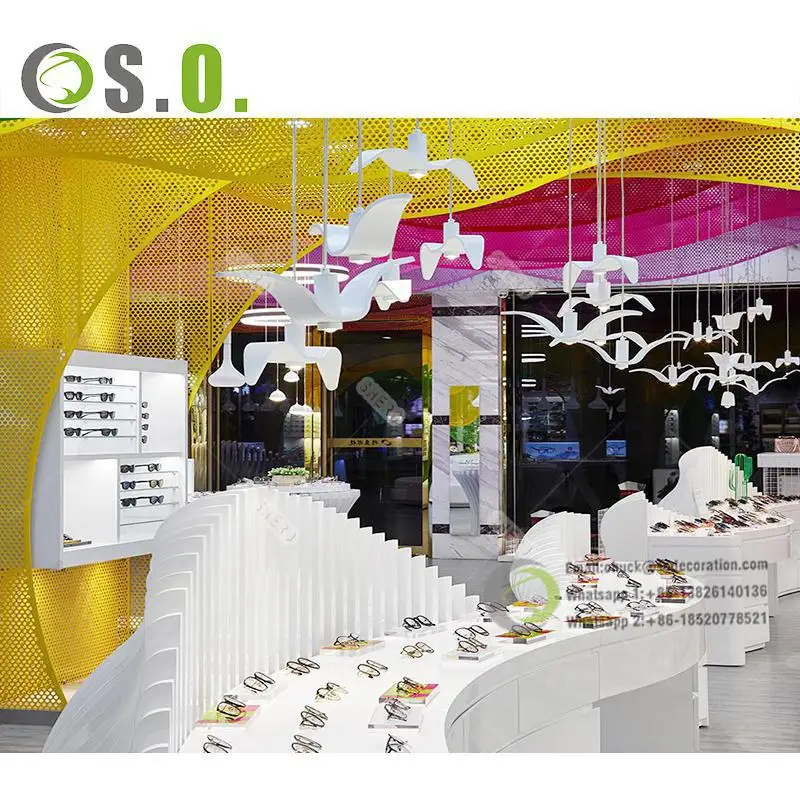 Hot Selling Sunglasses Shelf  Retail Glasses Display Rack Fashion Optical Store Showcase