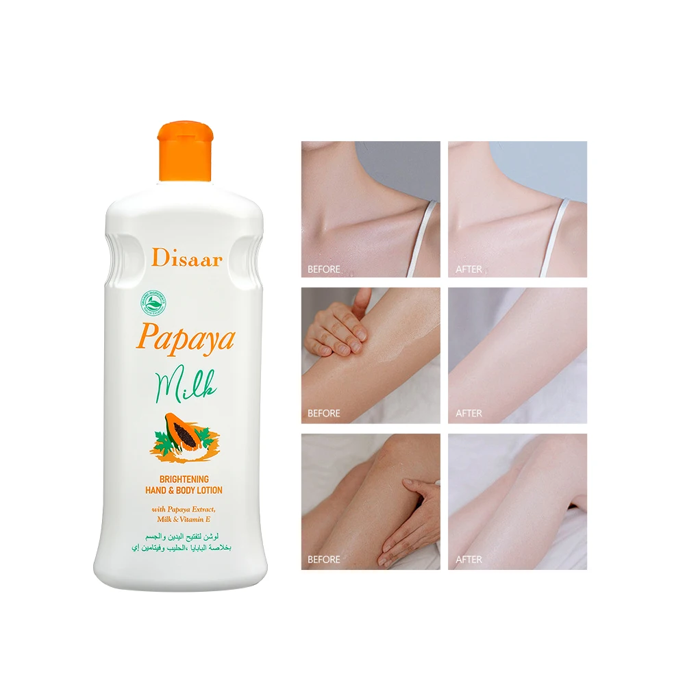 Disaar Best Papaya Milk Brightening Hand & Body Skin Whitening Lotion Skin Care Product Cest Skin Whitening Lotion