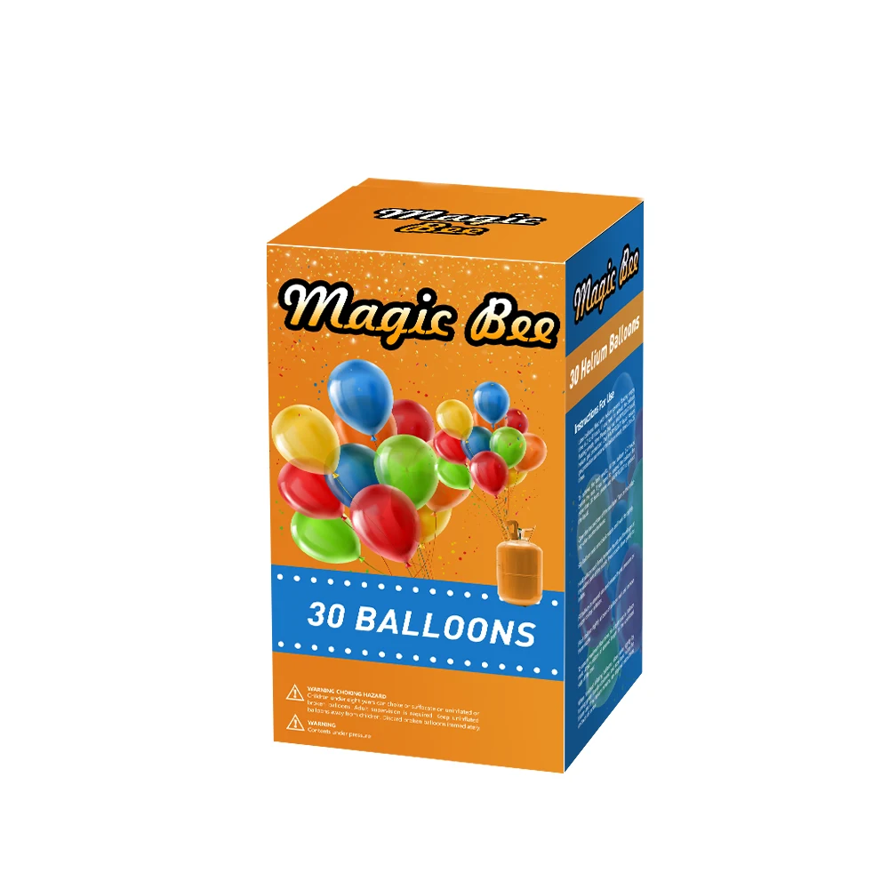 Небольшие баллоны с гелиевым газом простые в обращении шары безопасности для вечеринок насосом экономичные товары