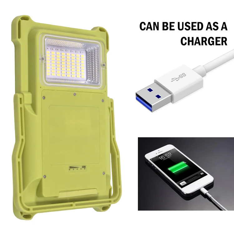 Уличный портативный фонарь для кемпинга водонепроницаемый IP65 50 Вт перезаряжаемый светодиодный Солнечный Аварийный