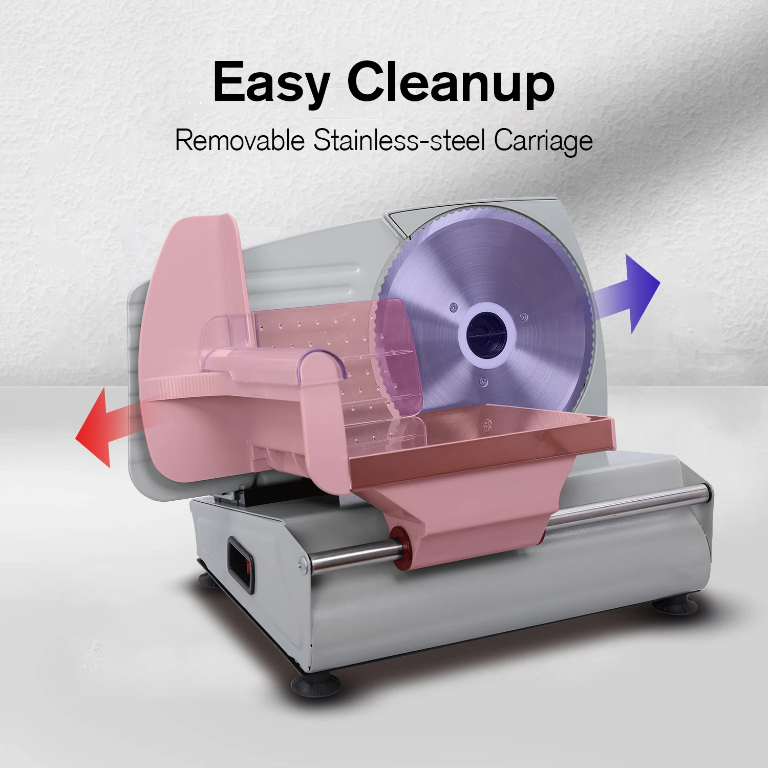 Home Meat Slicer 7.5', 180W,  Meat Cutting Machine Slicing Machine Cutting Meat Shredding Machine