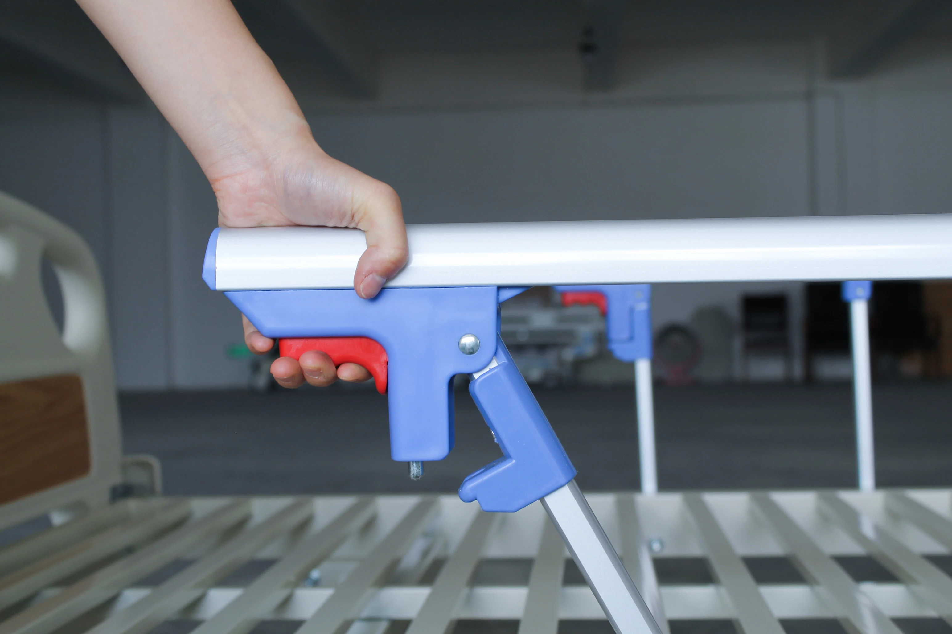 HAOHAN 039 Manual Hospital Nursing Bed One Functions Fast Delivery Professional Team Cheap Medical Bed Hospital