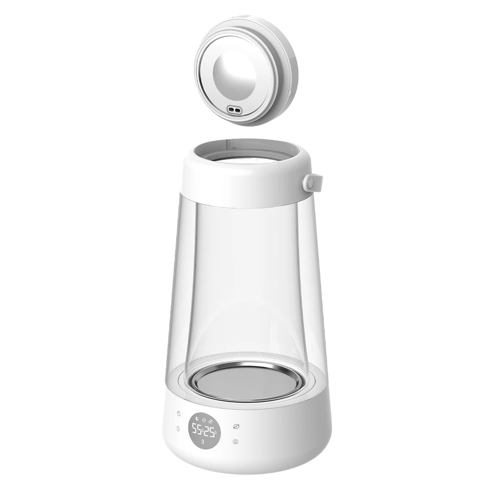 Hotsy 2024 Heated Humidifiers Top Filling Stainless Steel Hot Steam H2O Smart Korean 3L Ptc Heating Evaporative Humidifier
