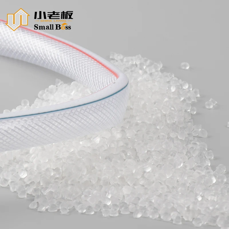 Sample No Smell High Quality Raw Material Flexible Tubes PVC soft crystal granules PVC pellets PVC Granules Compound