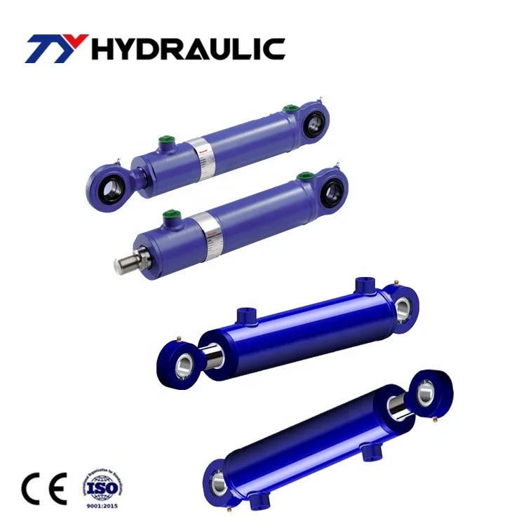 Two way small mini piston hydraulic cylinder price with rod hoses seal for barber chairs