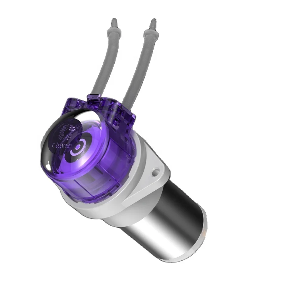 Cinyar AQB DC Brush 12V Small Mini Micro OEM Reduction Gearbox Peristaltic Pump for Beverage Food Grade Water Liquid Dosing Pump