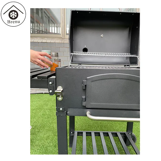 Brenu tool set thickened folding camping text oven table carbon barbecue portable  charcoal outdoor smokeless steel bbq grills