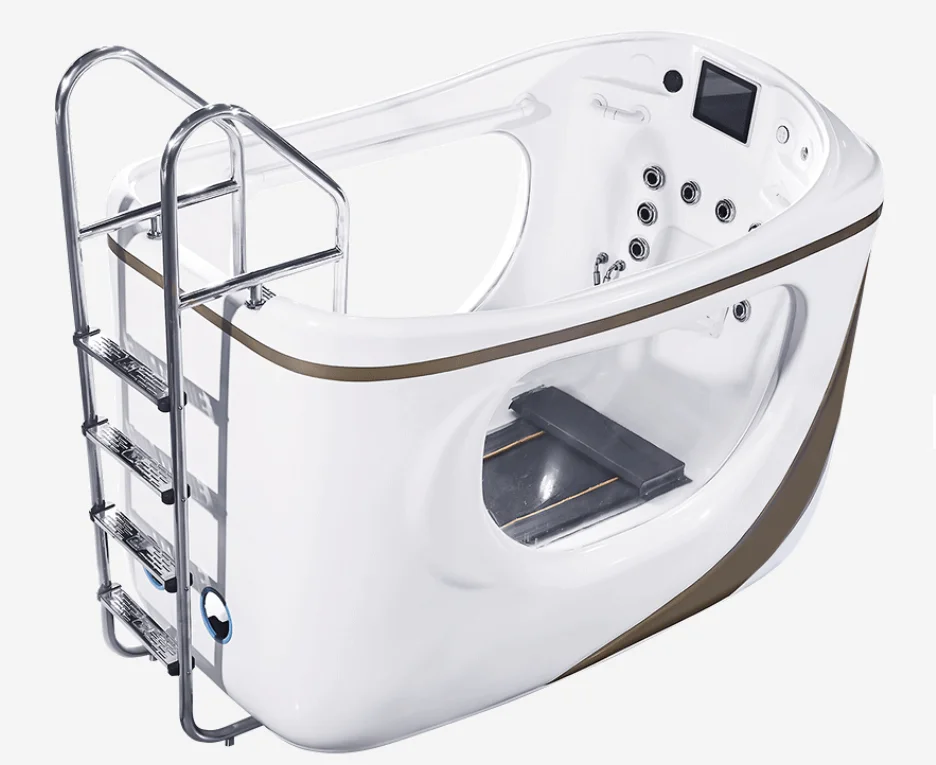 Professional swimmer training  with spa function electric mobile underwater treadmill walking machine underwater treadmill