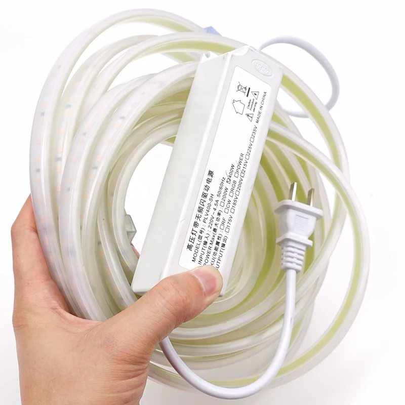 High quality 220V Decoration Led Smd 2835  Waterproof Led striplight no flicker/Led Light Strip/Smart Strip Light