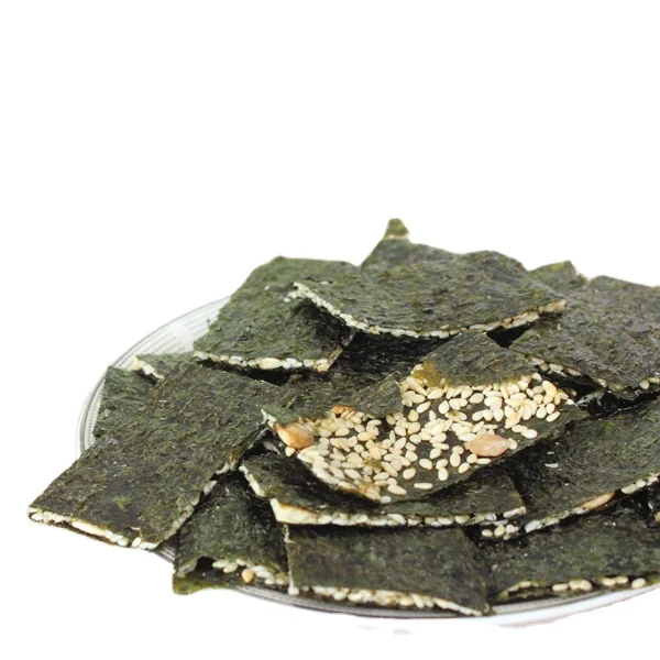 Хрустящие закуски из морских водорослей Xiamen Yamata с миндальным кунжутом