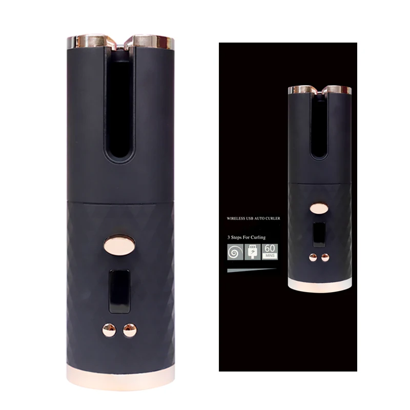 Волшебное устройство для завивки волос с автоматическим вращением Dreamwave беспроводной USB заряжаемый автоматический вращающийся для локонов